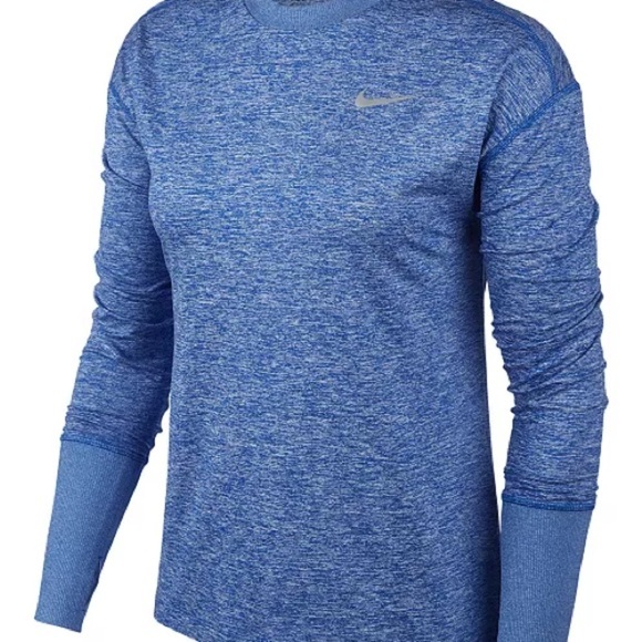 Nike Women’s Blue Long Sleeve Tee - Picture 1 of 7
